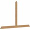 Ekena Millwork Portland Timber Gable Bracket, Western Red Cedar, 108"W x 68"H x 1 1/2"D x 5 1/2"F, 15/12 Pitch GBW108X68X0206POR00SWR - alternate 4